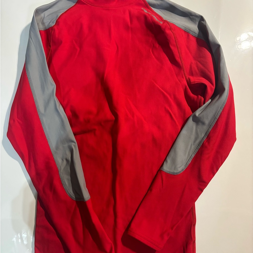 Under Armour Men's Red and Gray Shirt Jacket